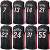 Finales de baloncesto impresas Kyle Lowry Jersey 7 Tyler Herro 14 Duncan Robinson 55 Victor Oladipo 4 Haywood Highsmith 24 Robinson 25 Declaración de la asociación Hombre Juventud