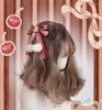 パーティー用品ロリータクリスマスコスプレクッキークッキーボウヘアピンガールヘッドバンドシュランチークリップヘアアクセサリーD1040