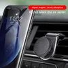 Suporte magnético de telefone para carro, clipe de ventilação de ar, rotação, suporte para celular, gps, para xiaomi red mi, huawei, samsung, suporte de telefone