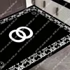 Projektantka luksusowa marka dywanika prostokąt mody mody podłogi mata damska dekoracja pomieszczenia Antiskid Mat Mat Machine Doormat
