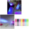 Włosy 24814PCS UV Light Pen Niewidzialny Magic Pencil Secret Fluorescencja do pisania Pad Dzieci Rysowanie dzieci Rysunek Malowanie DJA88 230523