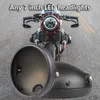 Nuovo 7 pollici retro modificato motocicletta principale alloggiamento faro secchio base faro faro guscio alloggiamento secchio guscio trim supporto