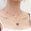 Designer sieraden voor vrouwen ketting ins multi-layer devil's eye collarbone ketting koel koel ketting ketting