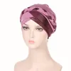 New Glitter Braids Turban Women Chemo Cap Muslim Hijab Hair Loss Cover Bonnet Hat Head Scarf Wrap Skullies Headwear Beanies Caps