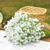 Dekoratif Çiçekler 1 PC Simülasyon Gypsophila Bebeğin Nefes Çiçeği Düğün Ev Partisi Dekorasyon Aksesuarları İçin Sahte Silikon Bitki