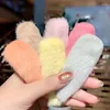 Haaraccessoires Letter Clip Vintage Faux Fur Plush Barret Beauty Styling Tools Party Hairpin Fashion for Women