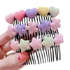 Accessoires pour cheveux arranger cassé artefact coeur coiffure enfants peigne étoile pince accessoire acrylique épingle à cheveux