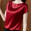 Women's Blouses Chemisier Femme Basic Short Sleeve Summer Women Tops Casual Office Ladies Shirts 2023 Womens Clothing Camisas De Mujer