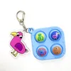 Key Chain Cartoon Game Toy Decompression Keyring Halloween Masquerade Costume Party Props ZX003