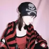 Шапочка/черепа шапки Harajuku Punk Gothic Black White Sere Skul