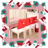 Décorations de noël suédois Gnome Santa siège chaise couverture chapeau Table dîner fête de vacances décoration de la maison