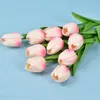 Decorative Flowers & Wreaths Mini Tulip Artificial Flower Wedding Decoration Silk Home Plant