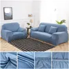Stol täcker soffa slipcovers fast färg spandex modern två och tre platser SA45096