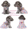 Рубашка для собак розовые платья для собачьей одежды сублимация печатная одежда для питомцев.