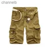 Shorts pour hommes Vente en gros-Top Vente 2016 Summer Calf-Length Cargo shorts pour hommes Multi-poches Solid Men Beach Shorts Capris L230518