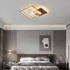 Deckenleuchten, moderne LED-Lampe, Blätter, Beleuchtung, Plafond, Schlafzimmer, Dekoration, Stoff, Esszimmerleuchte