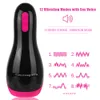 Masturbators Voice Sex Cup Male Masturbation Cup Sex Toy for Men Automatic Heating Sucking Vibrator Oral Masturbation 12 Frequency 230524