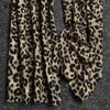 Women's Jeans Leopard Print Elastic High Waist Wide-Leg Loose Vintage Women's Pants Korean Fashion Full-Length Pants For Women 2023 Spring Y23