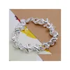 Chain Fireworks Heart Hollow Sterling Sier Plated Link Bracelets 8 Pieces Mixed Style Gtb17 Online For Sale Fashion Womens 925 Drop Dhiji