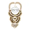 Чокеры Большой воротниц Большой Кокер женщина богемское этническое заявление цыган макси -ожерелье Индийское колье для женщин 230524