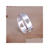 Band Rings High Grade Sterling Sier Plated 10 Pieces Mixed Style 925 Ring Gtr3 Factory Direct Sale Drop Delivery Jewelry Dhqka