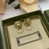 Ensemble de boucles d'oreilles de luxe pour femmes avec grande bague en or Bijoux de créateur Boucles d'oreilles Saint Valentin Cadeau de mariée