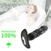 Male Retractable Vibrator Wireless Remote Control Prostate Massager Backcourt Anal Plug Adult Fun Product Buttplug