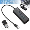 Espansione splitter multi hub USB 3.0 ad alta velocità a 4 porte Adattatore per PC desktop per laptop Splitter per computer Indicatori LED integrati