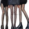 Sokken kousen gotische kanten kousen mesh panty y2k dames zwarte witte visnetten panty sexy lingerie cosplay lolita leggings voor meisjes y23