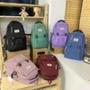 Sac à dos sac à dos fille mignon dessin animé coréen version 2023 sacs scolaires pour les étudiants intermédiaires et élevés de grande capacité girly backpac