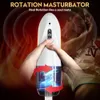 Masturbators Male Masturbation Cup Automatisk roterande fickkatt Oral Sex Silikon Vaginal Sex Toy Vuxen Masturbation Machine 230524