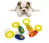 New Pet Cat Dog Training Clicker Blastic Dogs New Click Plickers Trainer Drapparent مع Bracele Wholesale CPA5727 BB0524