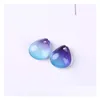 Lampwork fait à la main 10X12Mm Promotionnel Gradient Couleur Pétale Perles De Verre Tchèque Fleur De Prunier Lunettes Accessoires Gsllz021 Drop Delivery Dh8U0