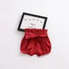 Overalls Summer Little Girls Shorts Toddler Solid Cotton Kids Big Bowknot Baby Bloomers PP 230609