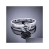 Ringar 925 Sier Plate Glossy Diamond Ring GSSR603 Factory Direct Sale Märke Fashion Sterling Plated Finger Drop Delivery Jewel Dhnjx