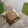 Borsa da spiaggia Casual Rattan MINI Capacità Totes Borse da donna intrecciate firmate Summer Beach Bali Borse di paglia Borsa da viaggio da donna