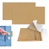 Table Mats 25Pcs Self-adhesive Cork Pad Square Single-sided Adhesive Soft Ceramic Cup For Home Office Kitchen 100 2mm