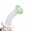 8.8 inch Colorful Stripes Glass Water Bongs Hookah Unique Design Dab Oil Pipe Smoking Accessories