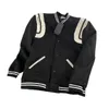 Casaco de beisebol feminino de luxo designer jaqueta masculina para casais amantes estilo de rua jaqueta de beisebol 8 cores