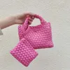 Bolso de cesta tejido, bolsos pequeños de cubo de agua para mujer, nuevos bolsos de mano con cadena cruzada de un hombro 2023 230523