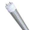 T8 LED Tube Light Bulbs 4FT 72W 6500K Cold White Light, Double Ended Power 4 Foot LED Fluorescent Tube Replacement High Output V-Shaped Bi-Pin G13 Base Ballast crestech