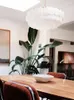 Hangende lampen Noordelijke moderne minimalistische licht luxe eetkamer woonkamer slaapkamer trappenhuis homestay net rode decoratieve kroonluchter