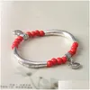 Chain Tibetan Sier esmalte os acessórios da mão de bracelete para melhores amigos e amantes GSFB479 Order 20 peças muito charme bracele dhcnk