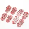 Hanger kettingen roze slippers hangers natuursteen slipper ketting sieraden diy vakantiegeschenk 14 stijlen fsb1