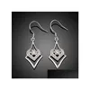 Dangle Lustre Femmes Sterling Sier Plaqué Creux Fleur Boucles D'oreilles Gsse444 Mode 925 Plaque Boucle D'oreille Cadeau Drop Delivery Bijoux Dhy1N