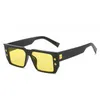 Fashionable large box sunglasses with rice nail decoration, trendy sunglasses, light luxury, modern runway glasses