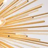 Żyrandole nowoczesne kreatywne żyrandol do salonu Złota projekt luksusowy wiszący oświetlenie okrągły domowe dekoracja lampa cristal lampa