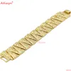 Bangle Adixyn Luxury Gold Color Dubai Chain Link Armband för kvinnor män afrikanska etiopiska armband bröllop smycken festgåvor n101413