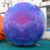 Beautiful Large Illuminated Inflatable Planet Balloon Huge Sphere Space Theme Ball With LED Light For Party Decoration