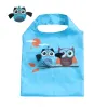 Cartoon Owl Shopping Compray Grocery Shape Shopping Shopping Reusable Watersopers Storage Bag Organização da cozinha SN4946